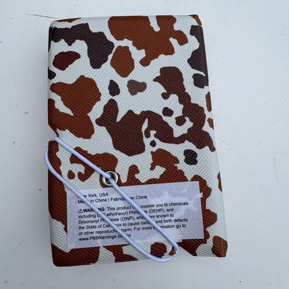 NWT Urban Outfitters Cow Print Instax Mini Photo Album - Picture 8 of 9
